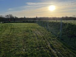 Knick angelegt mit Wildschutzzaun 3